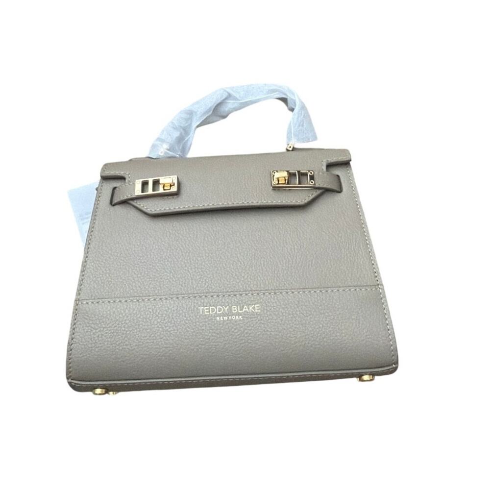 Teddy Blake Kim Stampatto 9" Leather Shoulder Bag New